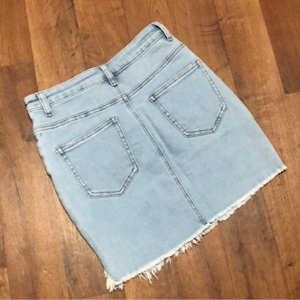 Amazon Essentials Light Wash Denim Mini Skirt | H… - image 2